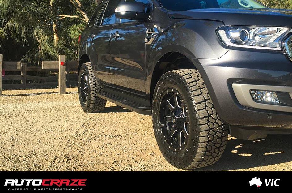 FORD EVEREST MAVERICK GLOSS BLACK MILLED ACCENTS